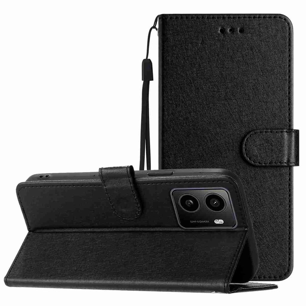 Case for Nokia C12 C2 C210 C22 C310 C32 G310 XR21...Slim Leather Phone Cover with Card Slots&Cash Pocket,Anti-Drop Protection,Silk Texture (6 Colors)