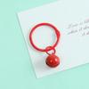 Colorful 14mm Alloy Card Ring Bell Keychain Pendant for DIY Accessories