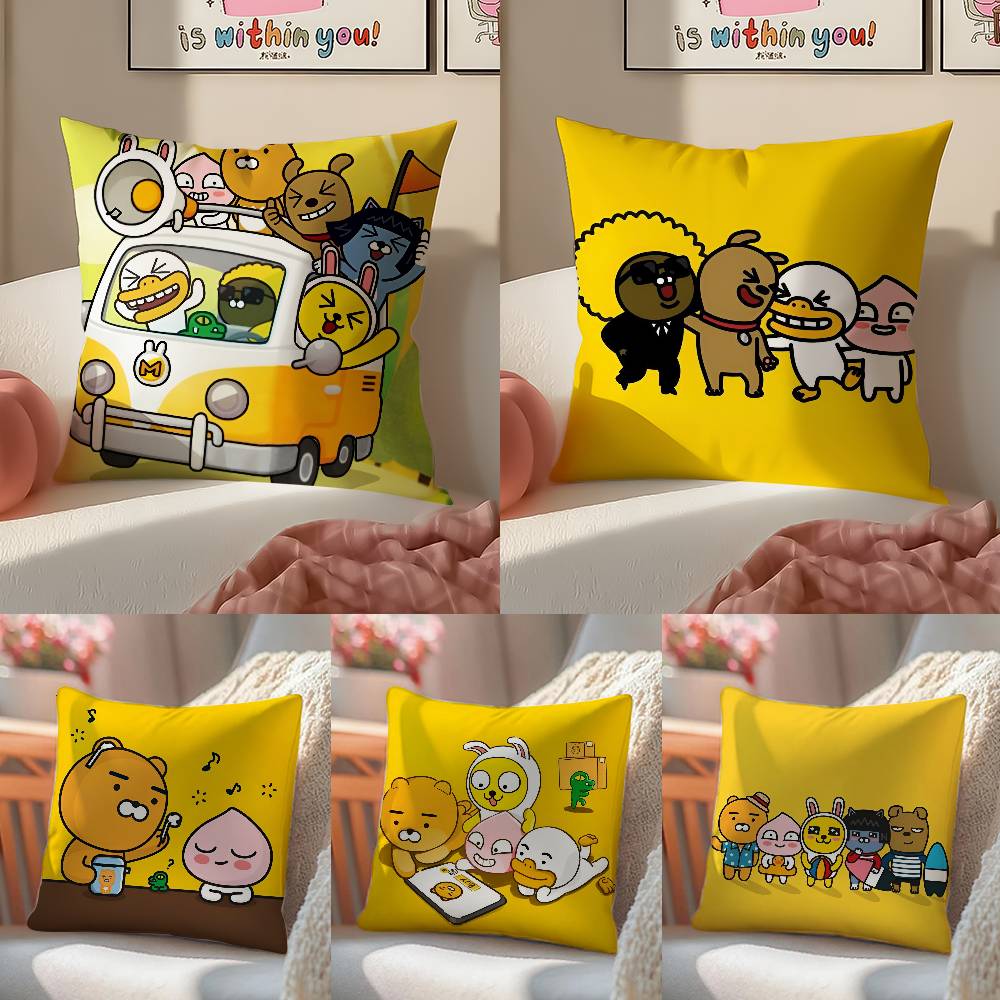 Cute Cartoon Anime SumikkoGurashi-S Pillow Case Anti-dustmite Pillowcase Invisible zipper silky short plush Sofa cushion cover