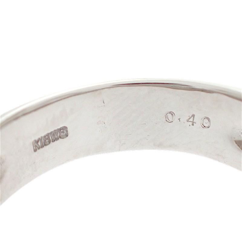 Sans marque  #14(Taille JP) bague or blanc K18 homme