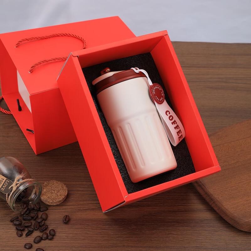 MRSIKEY 316 Stainless Steel Smart Temperature Display Insulated Coffee Mug