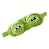 1pc Soft Frog Sleep Mask, Comfortable Eye Protection for Restful Naps and Power Outages, Normal Skin, Sleep Accessory, Lanolin-Free Material