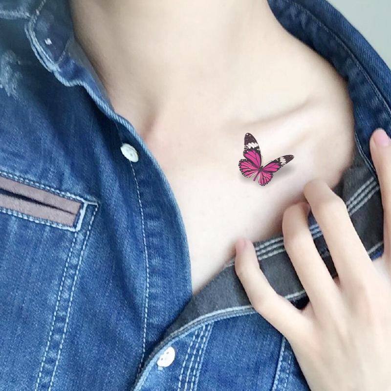 20/2 Sets wasserdichte, aber entfernbare temporäre Tattoos süße Haustier Tiere Blumen