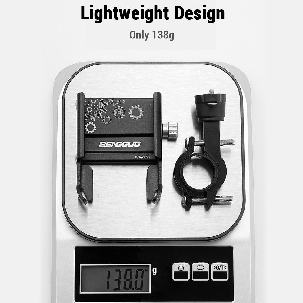 Alu uchwyt na telefon komórkowy na rower ze stopu aluminium Obrotowy uchwyt do smartfona na hulajnogę