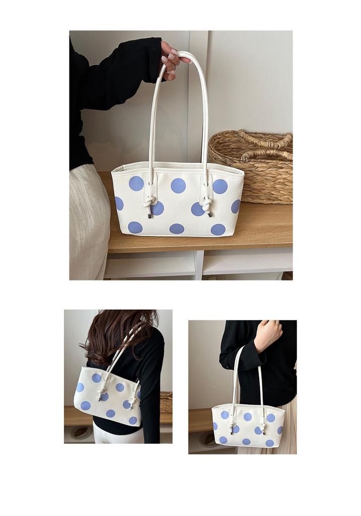 2026 Women's Polka Dot Large Capacity Handbag - Versatile Crossbody/Shoulder Bag for Casual or Commute