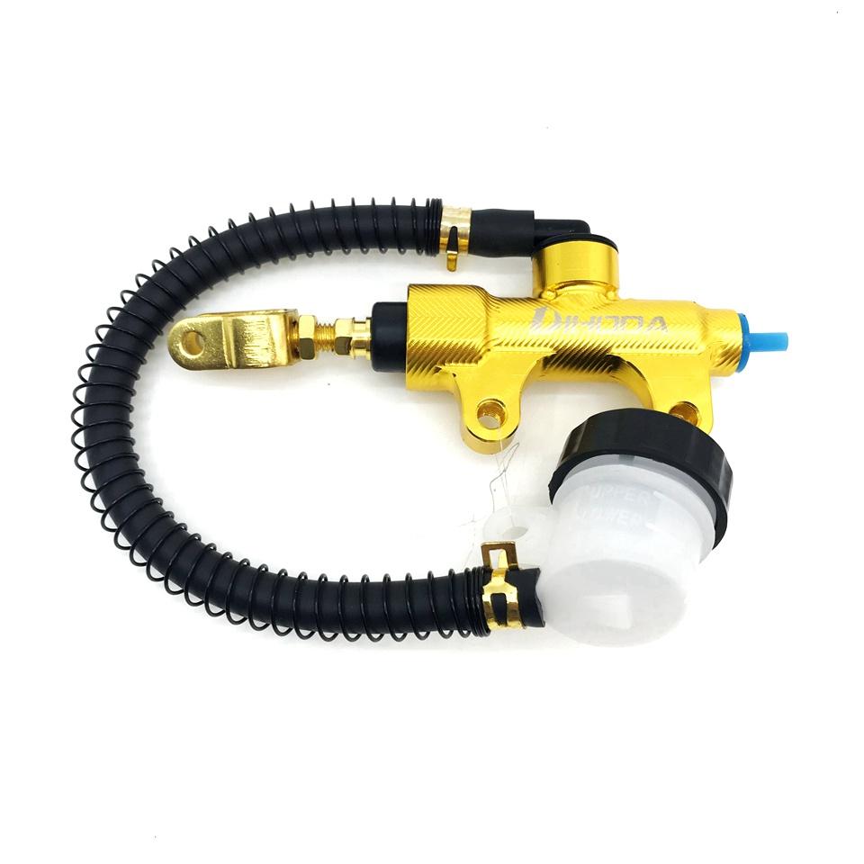 

Universal Motorcycle CNC Aluminum alloy hydraulic Rear brake pump master cylinder For Suzuki Kawasaki Honda Yamaha золотой