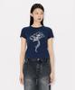 Women'S Gatz Kenzo Archives Rose Outline Classic T-Shirt_K265Awtr06Nyx