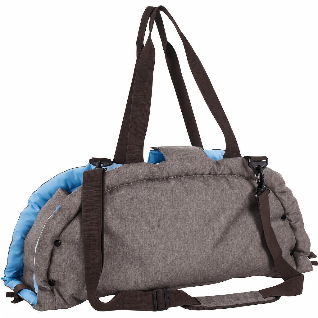 Paw Sauvy Two In One Pet Bed Travel Bag Portable Foldable Dog Soft Scratch Resistant Leash Hook Camping Outdoor Daily Travel Use