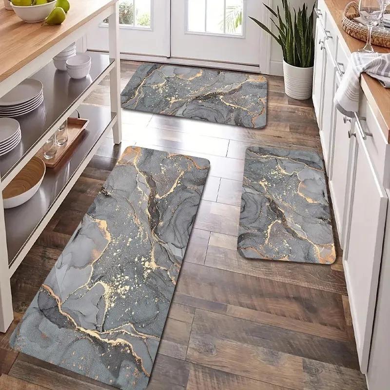 1PC Jigsaw Cats Pattern Door Mats Kitchen Rugs Non-Slip Pop Design Living Room Rugs Bath Mat Carpet for Home Sink Laundry Decor
