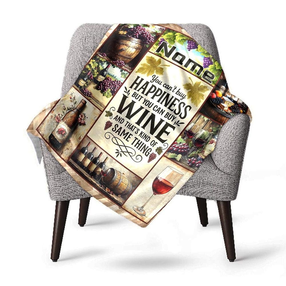 Wine Lovers Name Blanket Comfortable Soft Lightweight Allseason Multipurpose Blanket For Picnics Sofas Offices Beds Living Rooms Perfect Gift For