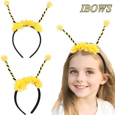 Bienenfühler Haarband Kinder Bühnenauftritt Mädchen Junge Haarreif Niedlich Biegsame Antenne Cosplay-Zubehör Cartoon Kopfschmuck