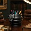 Stationery Storage Container 3D Printed Snake Shape Pen Holder, Creative Desktop Organizer for Pencils Holder Colored Gel Pens Utility Knives,