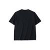 Anta Lifestyle Series Buchstabenlogo Bedrucktes Rundhals Kurzarm T-Shirt Unisex Oberteile Schwarz 972328114-6