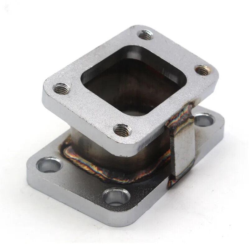 T3-T2 T25 T28 Turbo Charger Manifold Flange Adapter Turbine Conversion Stainless Steel