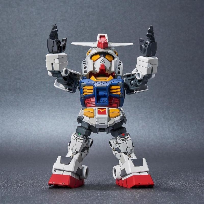Sdcs Rx-78f00 Yokohama Series Q-Version Posable Snap-Fit Model Kit Mobile Humanoid Robot Assembly Action Figure In Stock