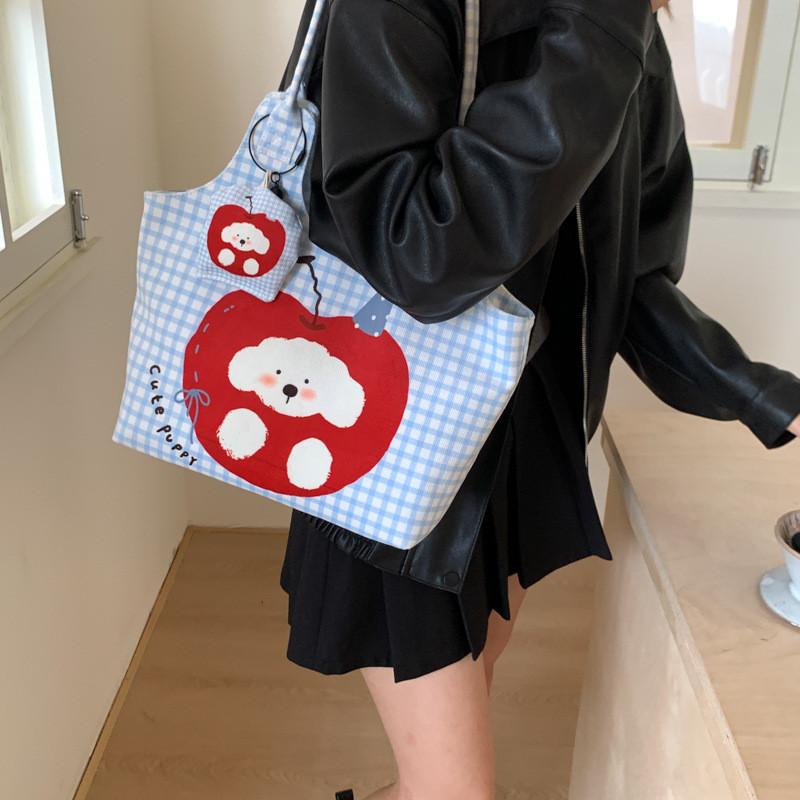 Canvas Tote Bag For Women With Large Capacity And Urban Style For Work And Commute