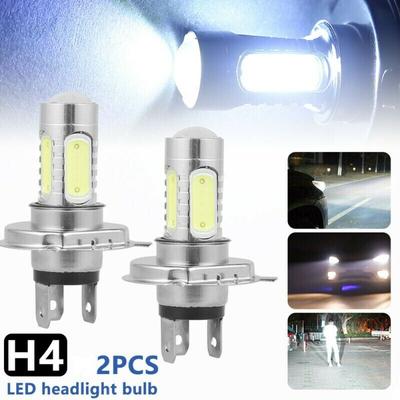 2gab H4 12v spuldzes Led Xenon White Priekšējais lukturis 472 P43t Automašīnas Galvenais lukturis Spilgtās gaismas spuldzes Tālu un Tuvu Gaismas Led Gaismas Miglas Lukturi