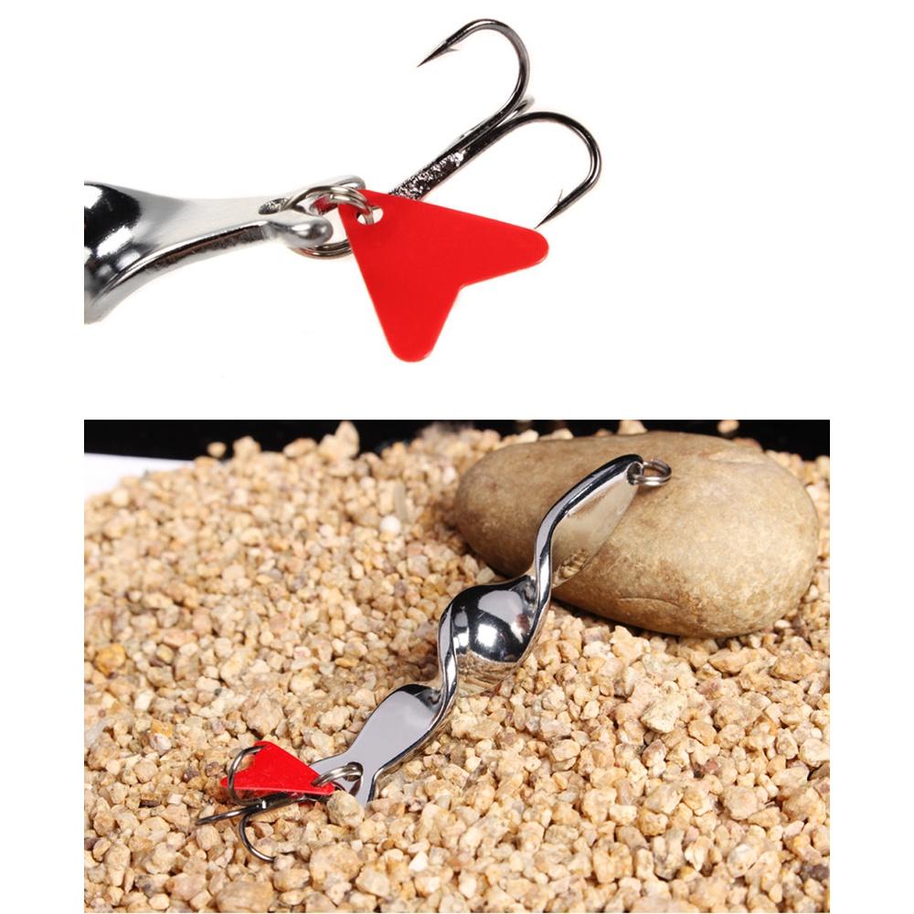CREEKMOON 50Pcs 360 Degree Rotation Metal Spinner Spoon Fishing Lures Long Shot Trout Hard Bait Sequins Artificial Baits for Fish 10g 14g 21g 28g