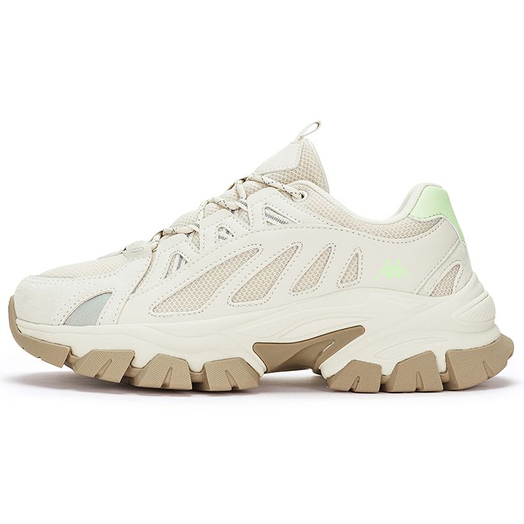 Kappa Fabric Synthetic Leather Comfortable Versatile Non-Slip Wear-Resistant Low-Top Dad Shoes Women sneakers K0D25MC92-0106