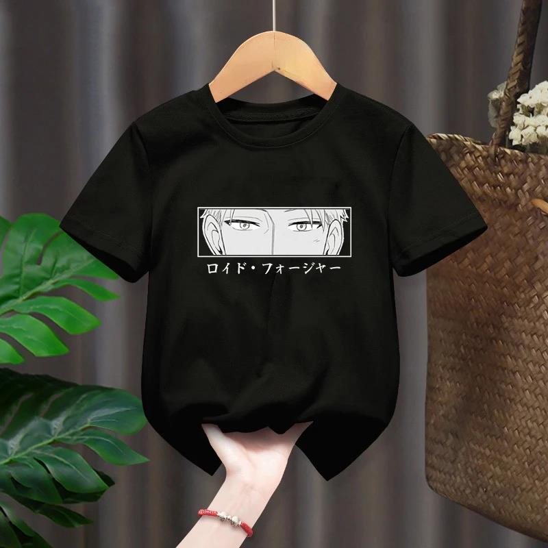Spy X Family Kreslené Grafické Tričko Japonské Anime Harajuku Tričko Módní Ležérní Krátký Rukáv Nadměrné Tričko Unisex