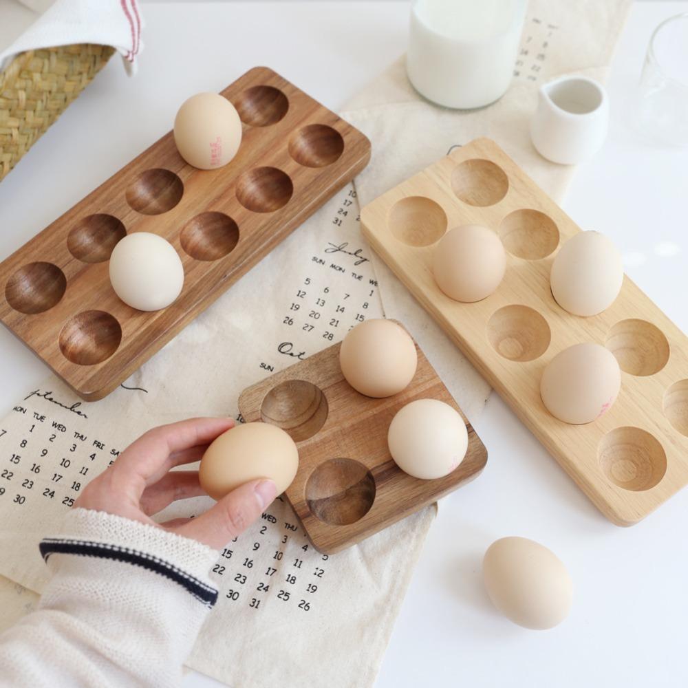 Multi-Compartment Egg Tray 4/6/12 Holes Egg Storage Rack Household Egg Plate  Tabletop