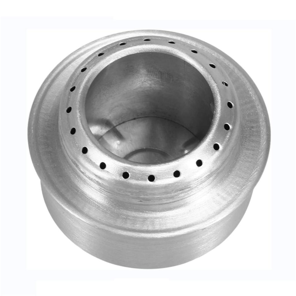 Portable Camping Alcohol Stove with Cover, Aluminum Alloy Spirit Stove with Lid, Lightweight Stove Mini Alcohol Stove