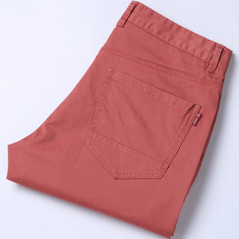 Spring And Summer Men'S Casual Shorts With Micro Elasticity And Versatile Men'S Five Quarter Pants