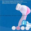 AHCS Acupressure Electric Portable 5-in-1 Anti-aging Facial Exfoliating Dead Skin Cells Scrubber-Deeply Cleaning Massager Brush