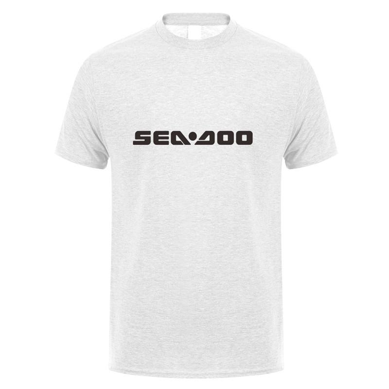 Seadoo T Shirts Summer Short Sleeve Cotton Sea Doo Seadoo Moto Tshirt Unisexs Tshirt Tops Tees Lh079