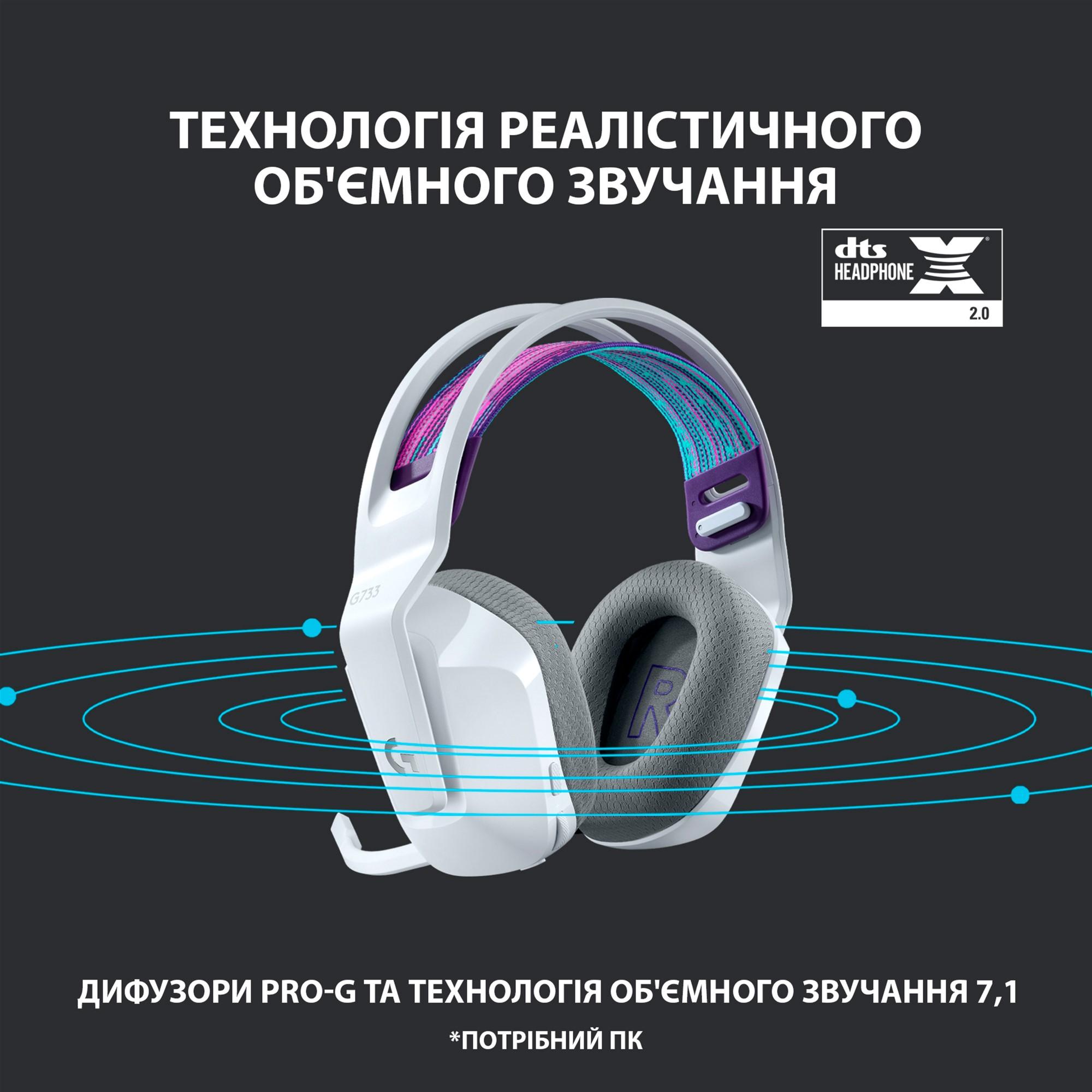 Logitech Lightspeed RGB Gaming Headset G733