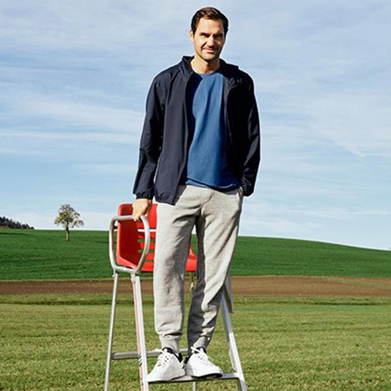 On The Roger Casual Slip-Resistant Durable Low-Top Sneakers Men Sneakers White Blue 48.99455