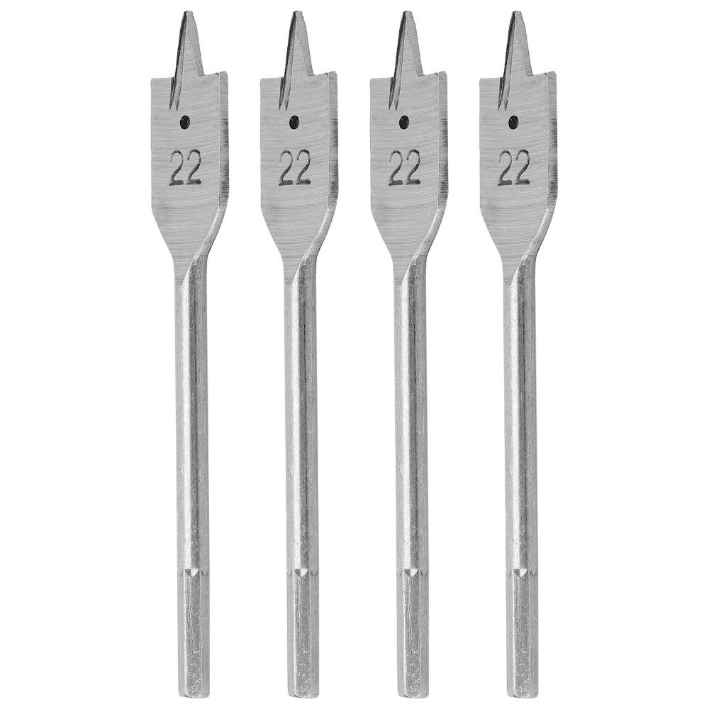 4pcs High Carbon Steel Spade Drill Bit Set Cutting Thorn Wood Drill Bit Set  Drilling