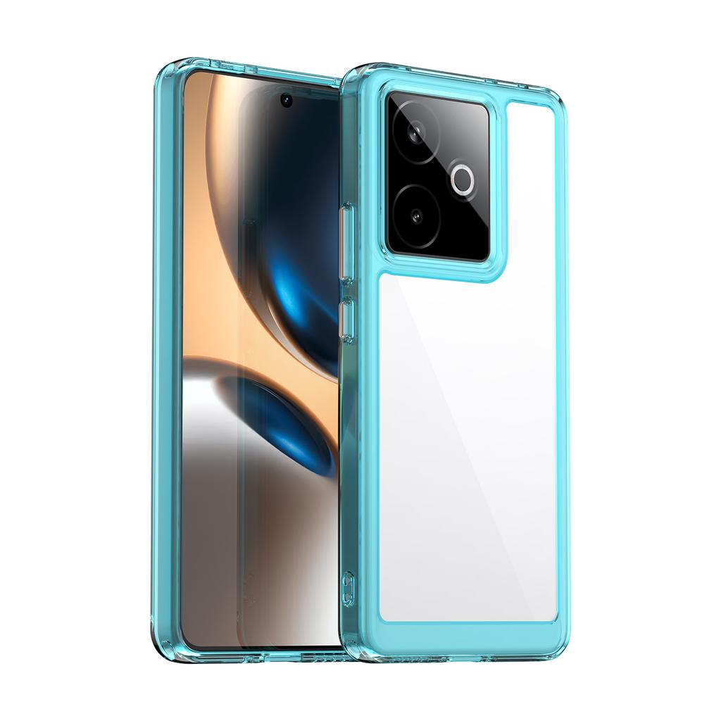 Für Realme GT 7 Hülle Für Hülle für Realme GT 7 7T Cover TPU Rand Acryl Schutz Rückseite Handyhülle für Realme GT7 Realme GT 7T