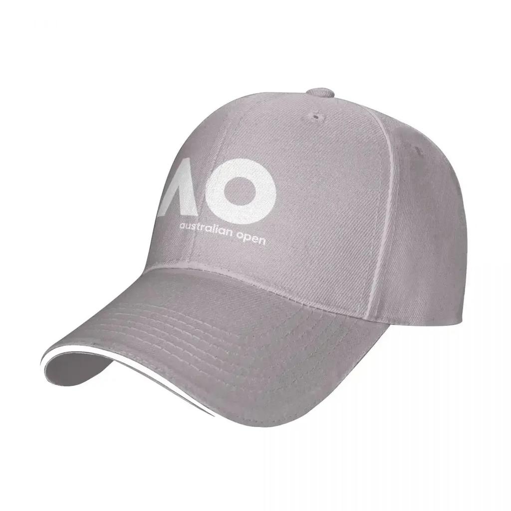 Cappellini Estivi da Baseball con Lettere AO Australian Open Bianchi per Unisex Unisex Unisex Cappello da Papà da Spiaggia Cappellino con Visiera