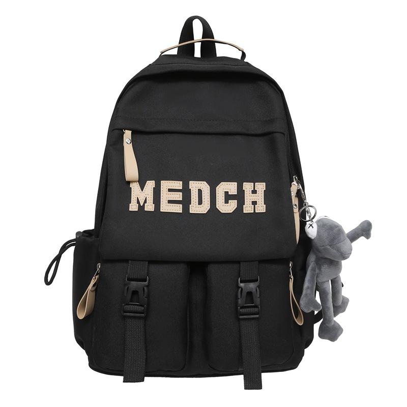 Ghiozdan pentru elevi ghiozdan de mare capacitate pentru liceu rucsac cu scrisori dama