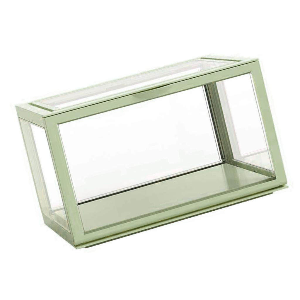 Organizzatore per Figure Desktop Bambole Vetrina Acrilica Alta Trasparenza Sigillata Antipolvere Vetrina Verde Chiaro