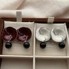 Unregelmäßige Natürliche Blume Tropföl Ohrstecker, Dreidimensional Mode, Persönlichkeit Temperament, High-End, Leichter Luxus, Exquisit Und Retro