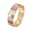 Damen-Armband mit Farbverlauf, quadratisch, geometrisch, elastisch