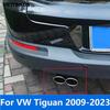 For Volkswagen VW Tiguan 2009-   Stainless Exhaust Systems Muffler Tail Pipe Tail Throat Accessories Car Styling