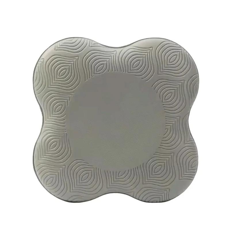 

Коврик для коленей для йоги, утолщенный плоский поддерживающий коврик, наколенник, портативный налокотник, коврик для йоги, спортивный фитнес серый