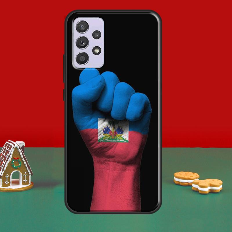 Haiti Haitianische Flagge Handyhülle Für Samsung A12 A22 A32 A42 A52 A72 A21S A52S A20e A31 A51 A71 A50 A70 Hülle