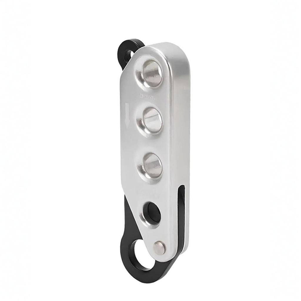 4-Hole Hand-Controlled Descender Climbing Rappelling Rescue Safety Device