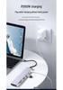 7-in-1 USB-C Docking Station: Includes HDMI, USB 3.0, PD Fast Charging, TF/SD Card Reader.