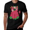 Strawberry Cow Make Me Go Wow TShirt Big and Tall Loose Fit TShirt