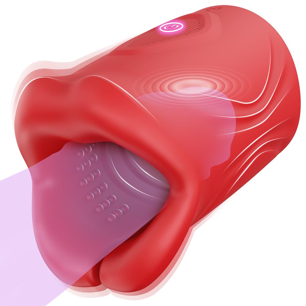 Penis Training Vibrator Tapping Stroker Stimulator Men's Masturbator Erotic Toys Glans Trainer Vibration Penis Extender Toys