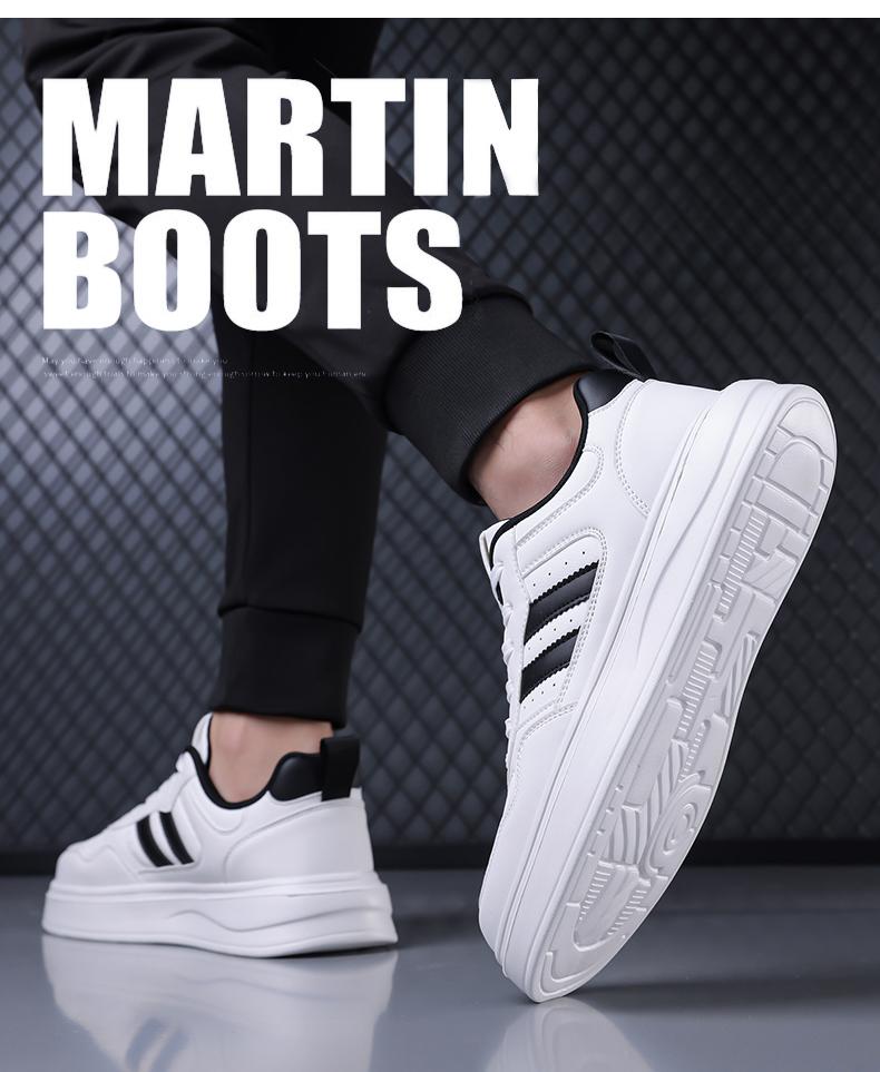 Lan Fengu Spring New Sports Shoes Breathable Men's Shoes Korean Edition Trendy British Thick Soled Men's Shoes Mesh Breathable Men's Shoes