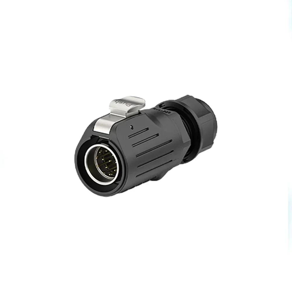 EW-LP20 Waterproof M20 Power Aviation Connector 2 3 4 5 7 9 12 Pin Plug Socket Panel Adapter Industry Signal Rransceiver Radio