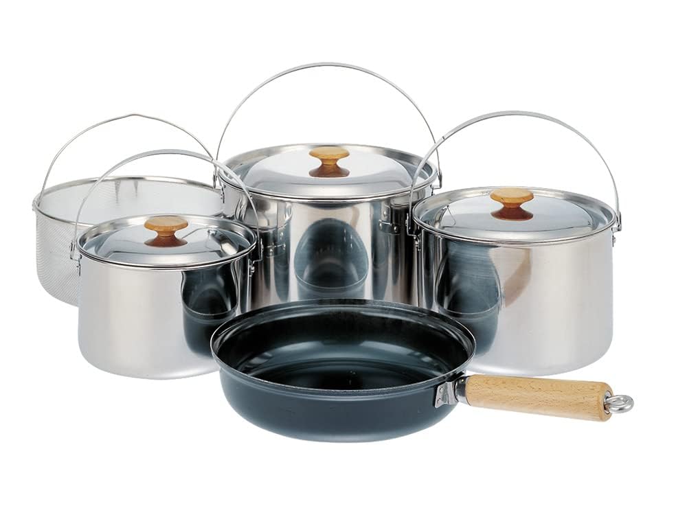 

Snow Peak Cooker Set Field Cooker Camping Outdoor [Novelty Included] PRO.1 CS-021R