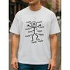 European Size "Totally Painful" Fireman T-shirt with Quirky Fun Style, Soft and Breathable T-shirt with Patterned Print On The Round Neckline,Outdoor