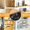 Clear Locking Shelf Clip 40Pcs Plastic Cabinet Shelf Support Pegs for Kitchen Bookcases Shelving Easy Installation